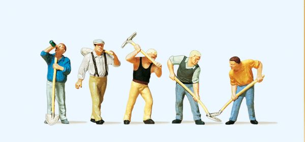 10461 Preiser - Arbeiter - Spur H0