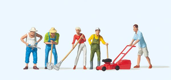 10463 Preiser - Bei der Gartenarbeit - Spur H0