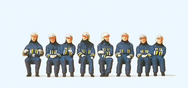 10483 Preiser - Feuerwehrm�nner in moderner E - Spur H0