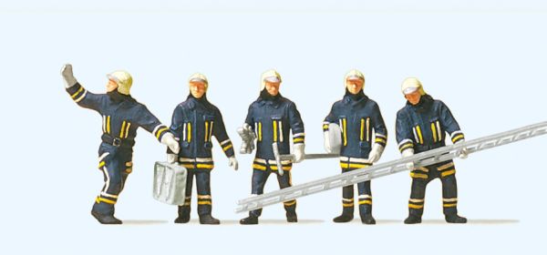 10484 Preiser - Feuerwehrm�nner in moderner E - Spur H0