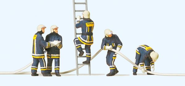 10485 Preiser - Feuerwehrm�nner in moderner E - Spur H0