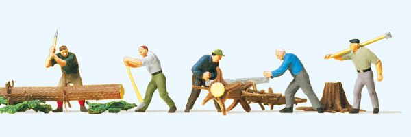 10495 Preiser - Holzf�ller. St�mme - Spur H0