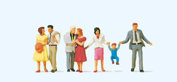 10514 Preiser - Gehende Paare - Spur H0