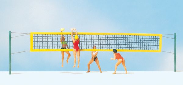 10528 Preiser - Beach-Volleyball - Spur H0