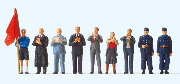 10585 Preiser - Ulbricht, Pieck, Grotewohl - Spur H0