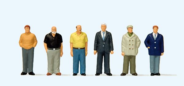 10634 Preiser - Stehende M�nner - Spur H0