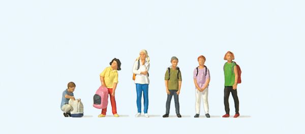 10728 Preiser - Schulkinder - Spur H0