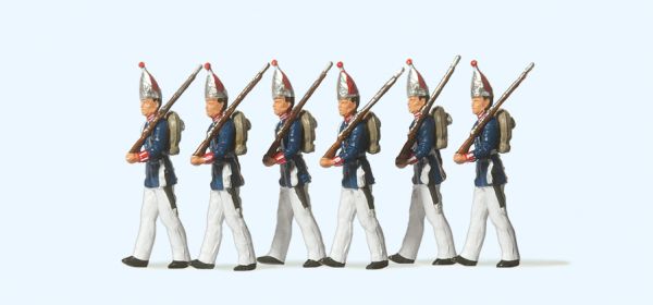 12189 Preiser - 1. Garderegiment zu Fu�. Pots - Spur H0