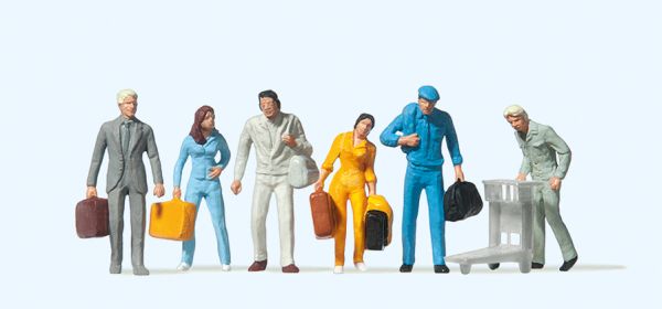 14000 Preiser - Gehende Reisende - Spur H0