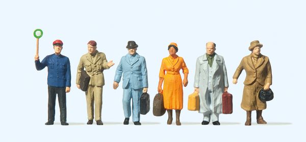 14049 Preiser - Am Bahnsteig - Spur H0