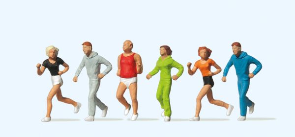 14078 Preiser - Beim Joggen - Spur H0
