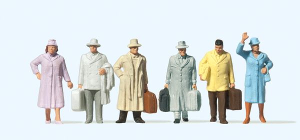 14117 Preiser - Reisende. Epoche III - Spur H0