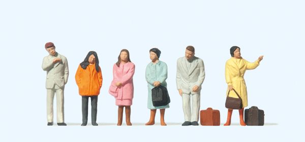 14121 Preiser - Wartende Reisende - Spur H0