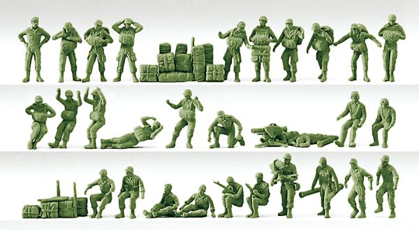 16508 Preiser - Bundeswehr. BRD. Fallschirmj� - Spur H0