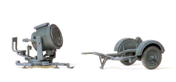 16566 Preiser - 60 cm Flakscheinwerfer mit Sd - Spur H0