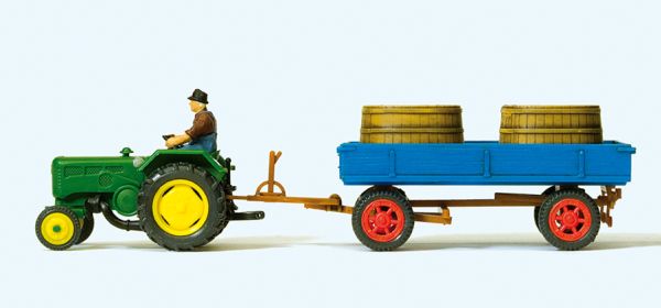 17943 Preiser - Ackerschlepper Lanz D 2416, B - Spur H0