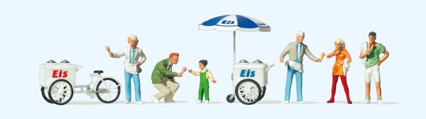 24661 Preiser - Eisverkauf - Spur H0