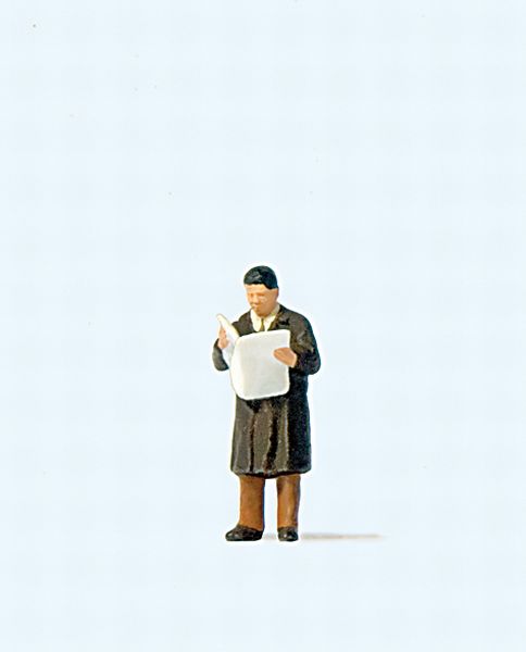 28016 Preiser - Zeitungsleser - Spur H0