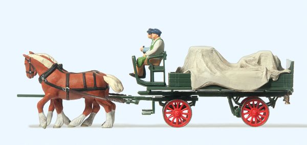 30446 Preiser - Lieferwagen mit Plane - Spur H0