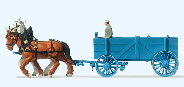30468 Preiser - Kastenwagen. Fertigmodell - Spur H0