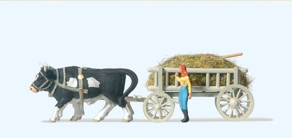 30472 Preiser - Graswagen. Fertigmodell - Spur H0