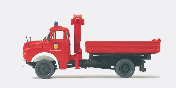 31201 Preiser - Dreiseitenkipper mit Ladekran - 1:87