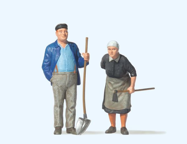 45071 Preiser - Bauer, B�uerin - Spur 2m / G