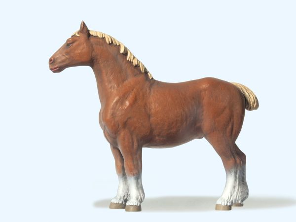 47024 Preiser - Pferd belgisch - Spur 2m / G