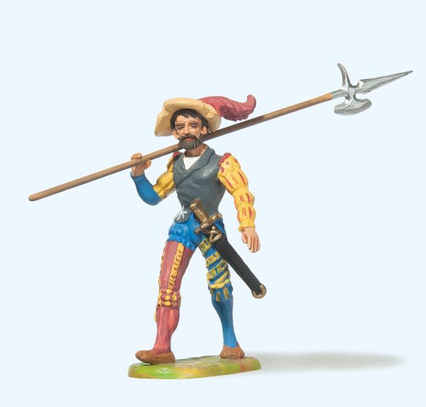 52300 Preiser - Landsknecht im Marsch, mit He - Spur 2m / G