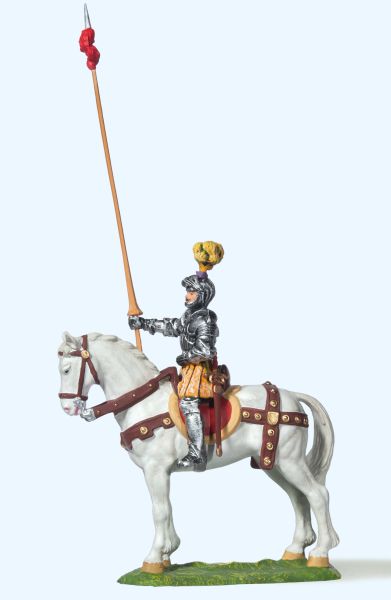 52354 Preiser - Herold zu Pferd, mit Lanze - Spur 2m / G