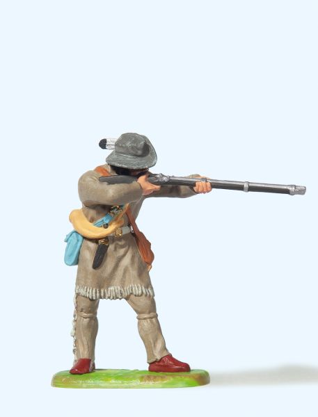 54553 Preiser - Trapper, mit Gewehr schie�end - Spur 2m / G