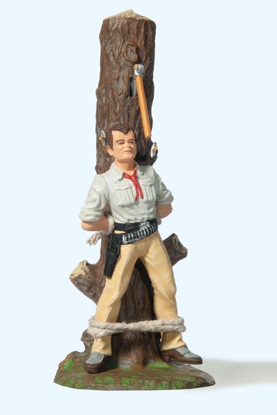 54800 Preiser - Cowboy am Marterpfahl - Spur 2m / G