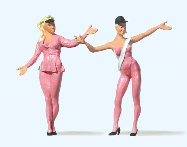 57106 Preiser - PR-Girls beim Autorennen - Spur 2m / G