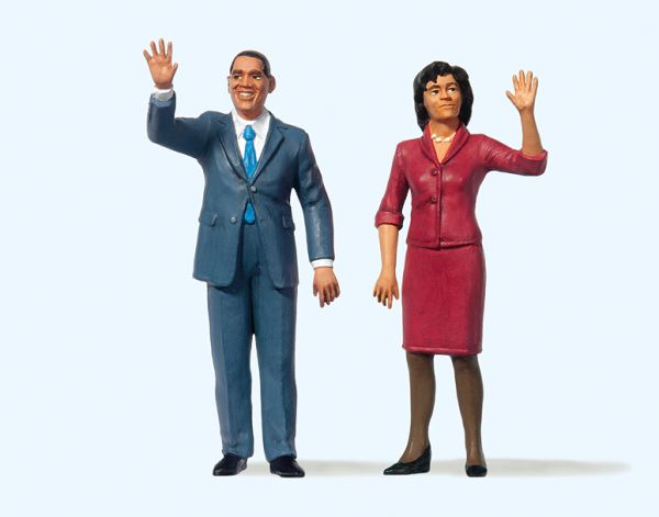 57152 Preiser - President Obama an The First - Spur 2m / G