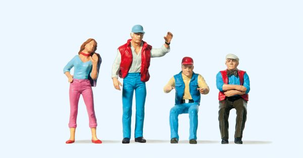 65313 Preiser - Lkw-Fahrer, Anhalterin - Spur 0