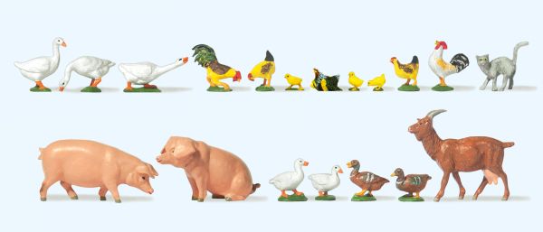65326 Preiser - Kleintierset - Spur 0