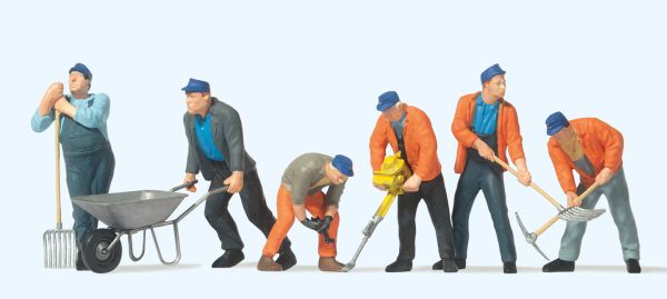 65336 Preiser - Gleisbauarbeiter - Spur 0