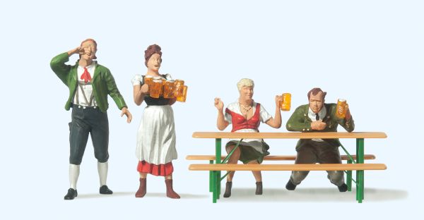 65345 Preiser - Im Biergarten - Spur 0