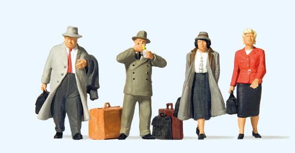 65373 Preiser - Reisende am Bahnhof - Spur 0