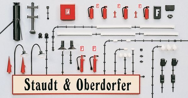 65807 Preiser - Geb�udezubeh�r. Bausatz - Spur 0