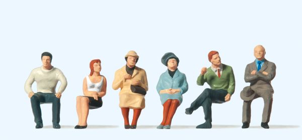 68209 Preiser - Sitzende Personen - Spur 0