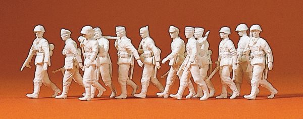72504 Preiser - Vorgehende Infanterie. DR 193 - Spur H0