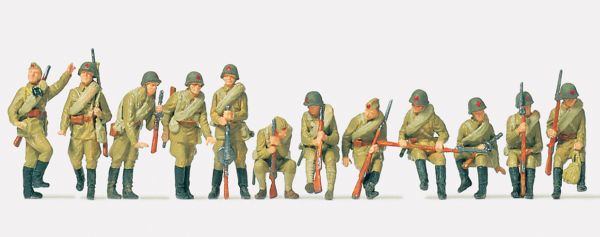 72525 Preiser - Infanterie, aufgesessen. UdSS - Spur H0