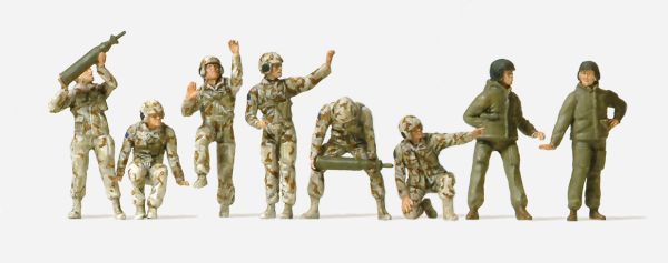 72530 Preiser - Panzerbesatzungen. US Army 20 - Spur H0