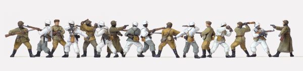 72552 Preiser - Nahkampf. Winteruniform. Deut - Spur H0