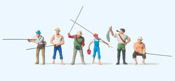 75022 Preiser - Angler und Sportfischer - Spur TT