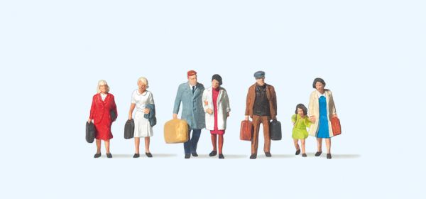 75036 Preiser - Gehende Reisende - Spur TT