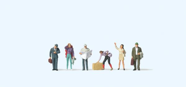 79112 Preiser - Reisende am Bahnsteig - Spur N