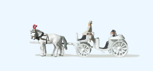 79479 Preiser - Hochzeitskutsche, offen - Spur N