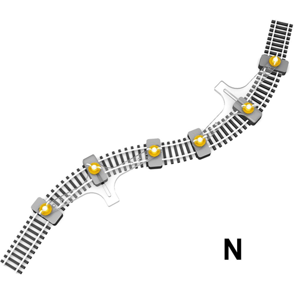 PFT-N-01 Proses - Flexgleishalter f�r N - Spur N